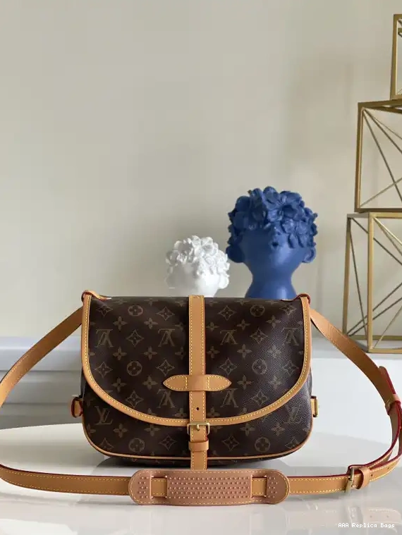 Aaa replica bags LOUIS VUITTON bag-28*11*20CM Saumur 0514